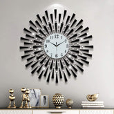 Modern Gold Crystal Wall Clock | Yedwo Design